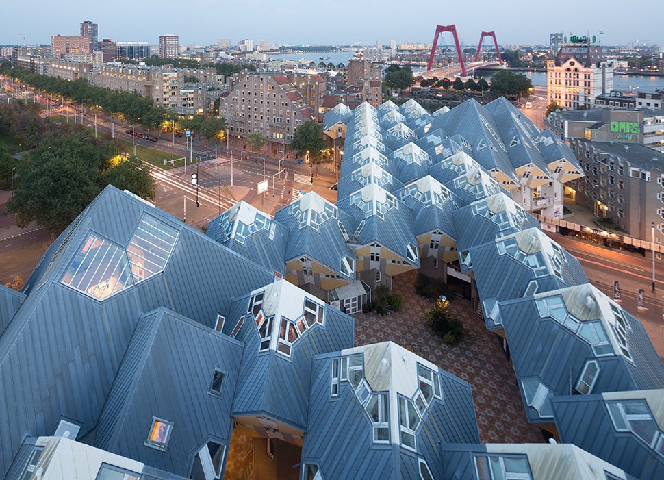 Off-Kilter Cube Houses Creatively Renovated Into Homes for Ex-Cons