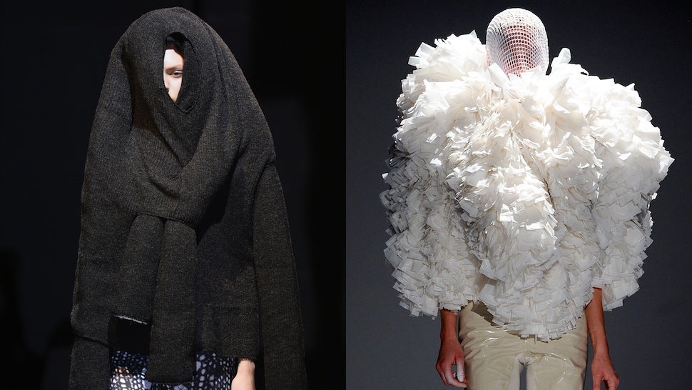 Fashion Would You Rather: Hulking Sweater Monster vs. Elegant Loofa