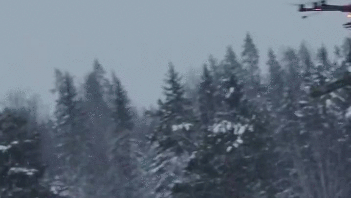 chainsaws drones prank terror wtf