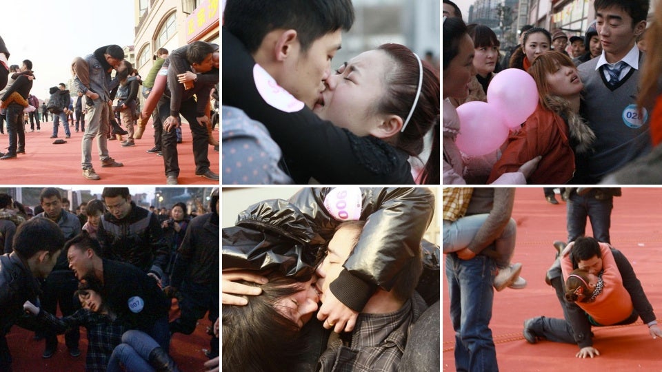 Chinese Kissing Marathons Are Brutal, Short