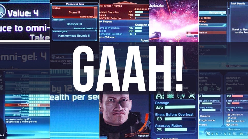 The First Mass Effect's User Interface Sure Was Terrible
