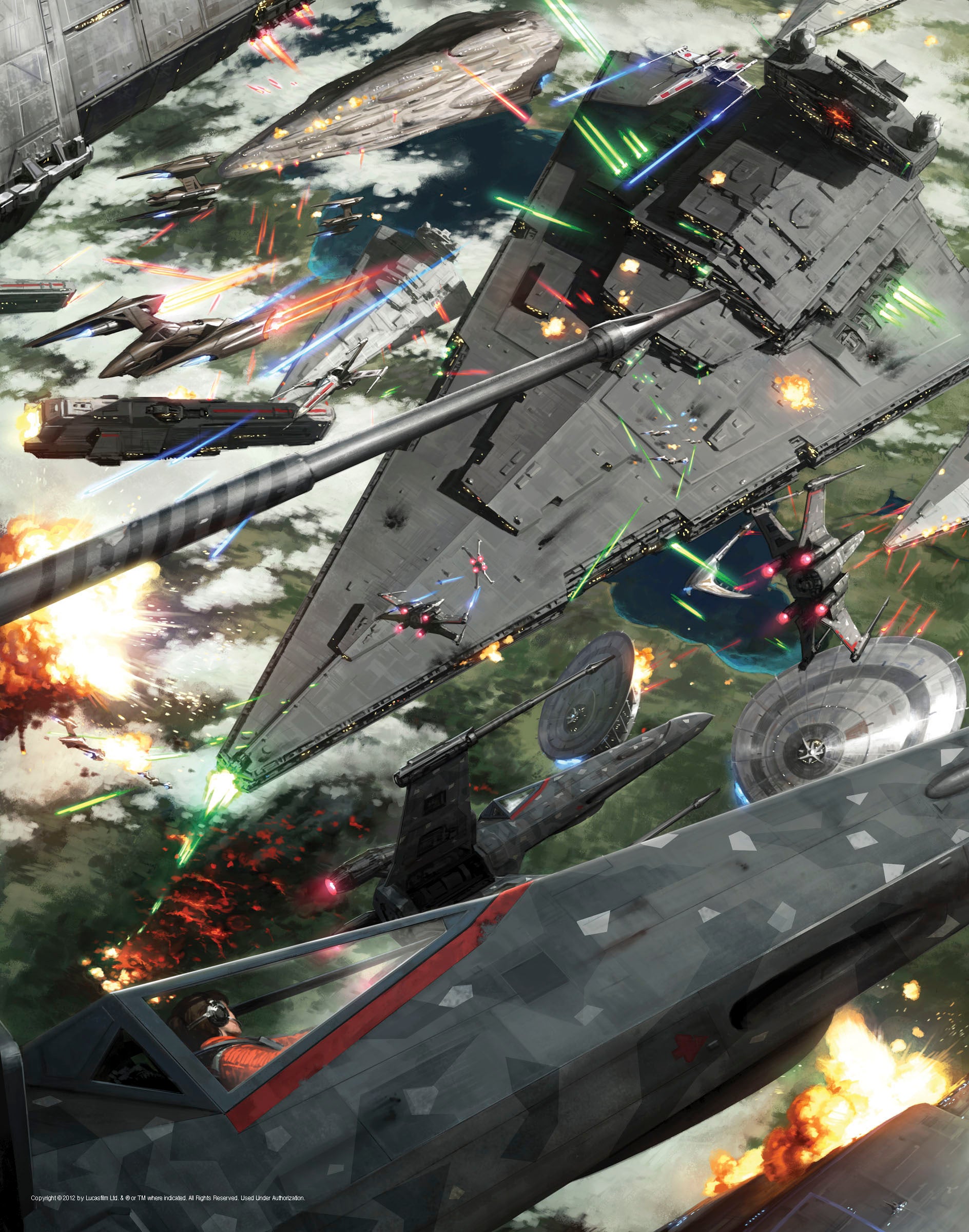 Breathtaking Art that Puts the "Wars" in Star Wars
