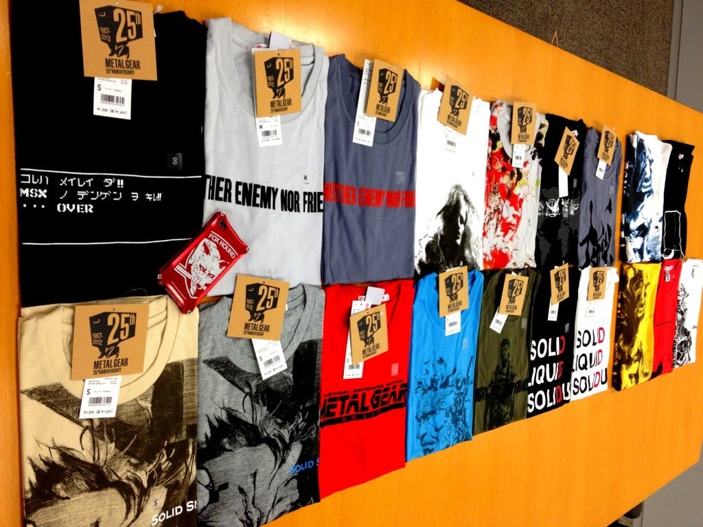 Just Look at All These Metal Gear Shirts