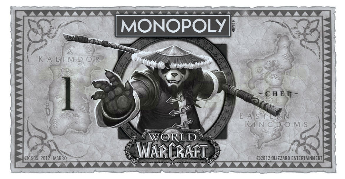 World of Warcraft Monopoly Puts a Fresh Face on Fake Currency