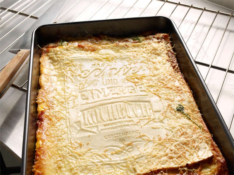 This the First Cookbook That You Can Actually Cook—Into a Yummy Lasagna!