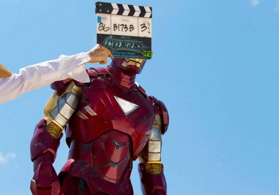 Joss Whedon carefully selects which Avenger he'll doom forever in these adorable behind-the-scenes pics