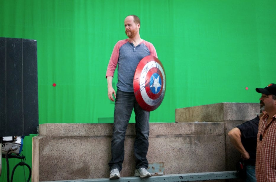 Joss Whedon carefully selects which Avenger he'll doom forever in these adorable behind-the-scenes pics