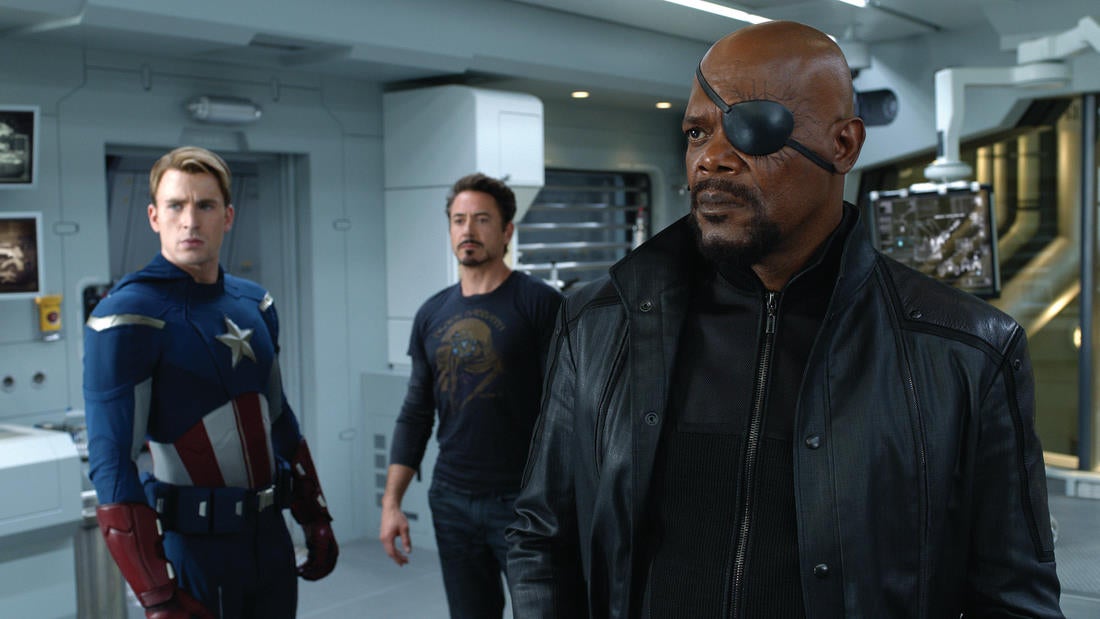 43 Avengers stills explode with lasers, jets, and latex