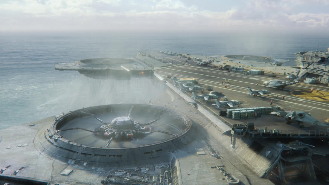 43 Avengers stills explode with lasers, jets, and latex