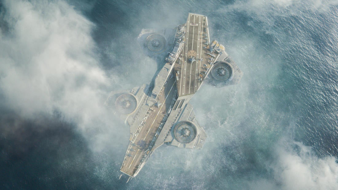 43 Avengers stills explode with lasers, jets, and latex