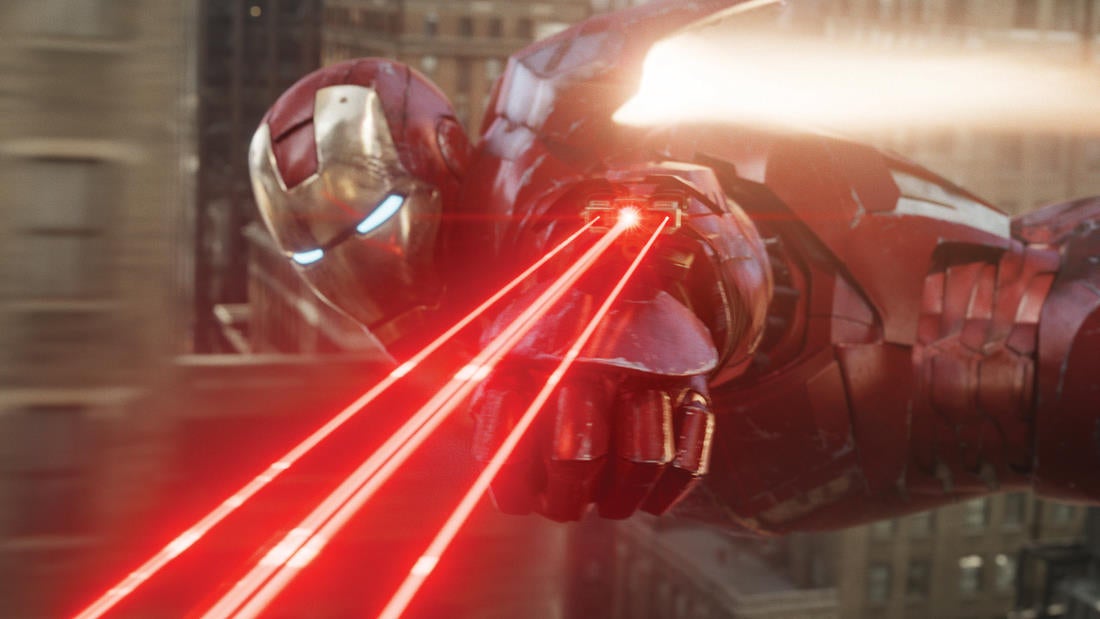 43 Avengers stills explode with lasers, jets, and latex