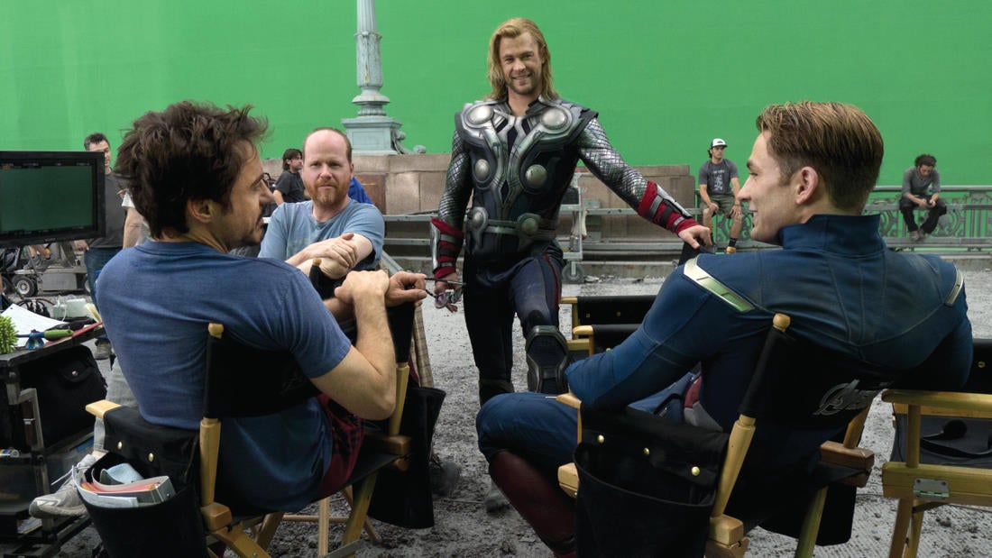 43 Avengers stills explode with lasers, jets, and latex