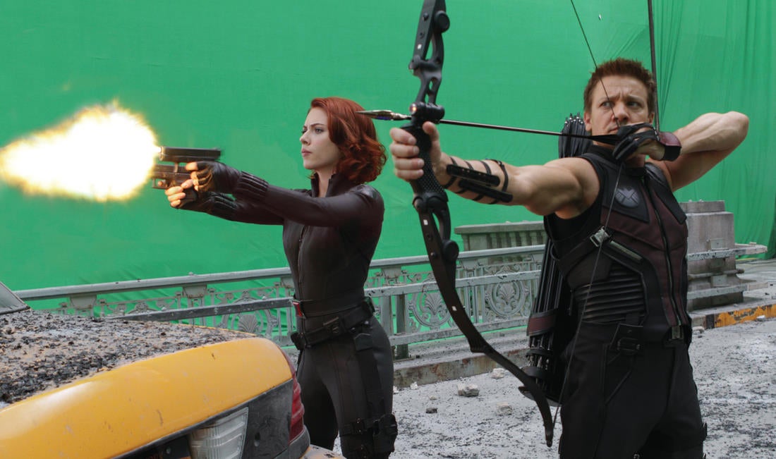 43 Avengers stills explode with lasers, jets, and latex