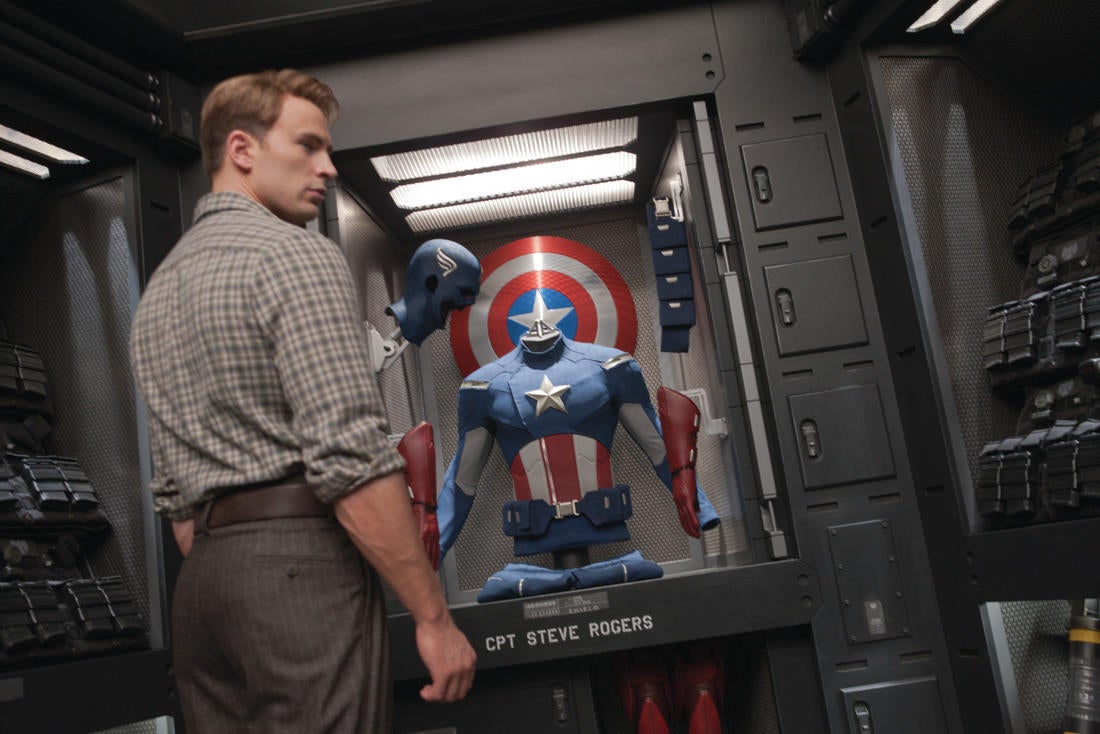 43 Avengers stills explode with lasers, jets, and latex