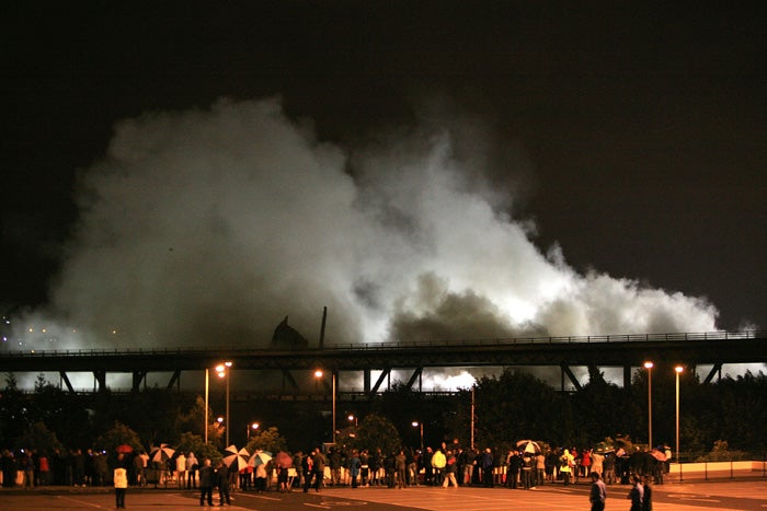 The Pyrotechnic Tragedy of Sheffield's Hyperbolic Cooling Towers