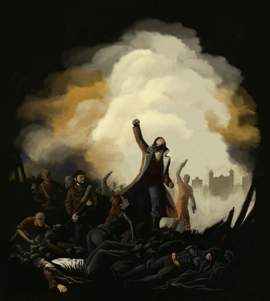 Dark Knight Rises fan art will be the instrument of your jubilation