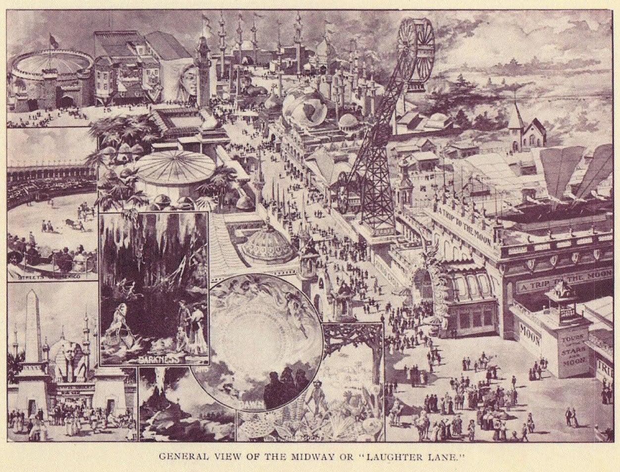 In 1901, you could pay 50 cents to ride an airship to the Moon