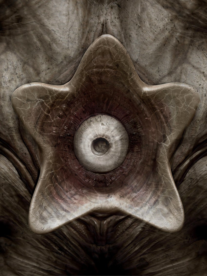 Prometheus concept art puts us face-to-sucker with the movie's creatures