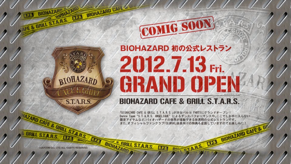 Resident Evil Restaurant Is "Comig Soon"