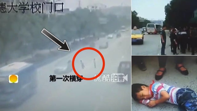 Dangerous Game of Real-Life Frogger Almost Ends in Tragedy