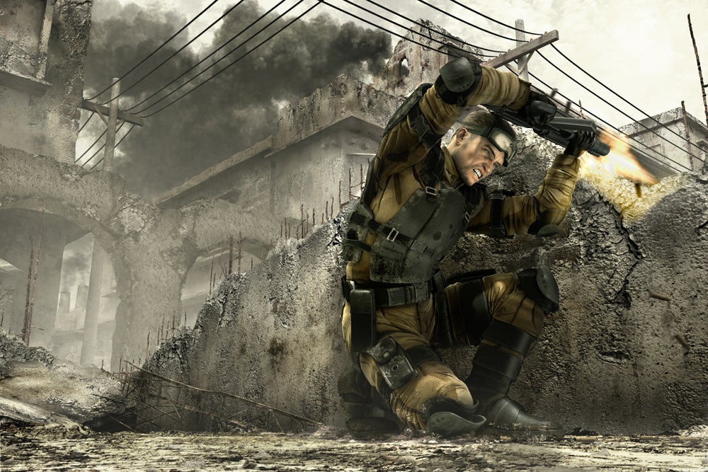 A StarCraft II Marine Won't Shoot Monsters This Pretty