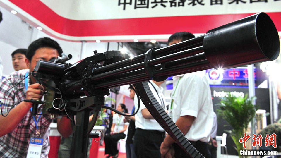 This Is a Chinese Gatling Gun. For, Um, Cops.