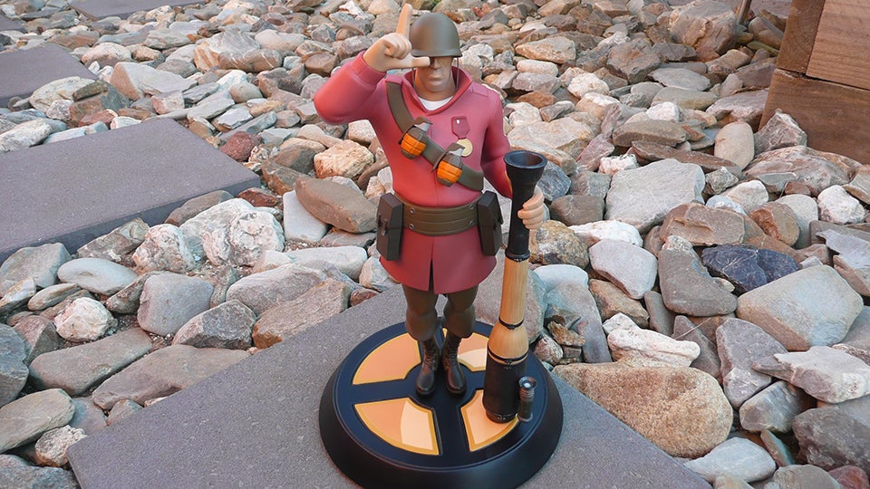 There's An Actual Team Fortress 2 Soldier In My House