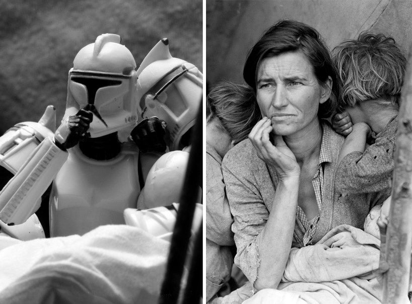 Famous Pictures Recreated With Star Wars Figures