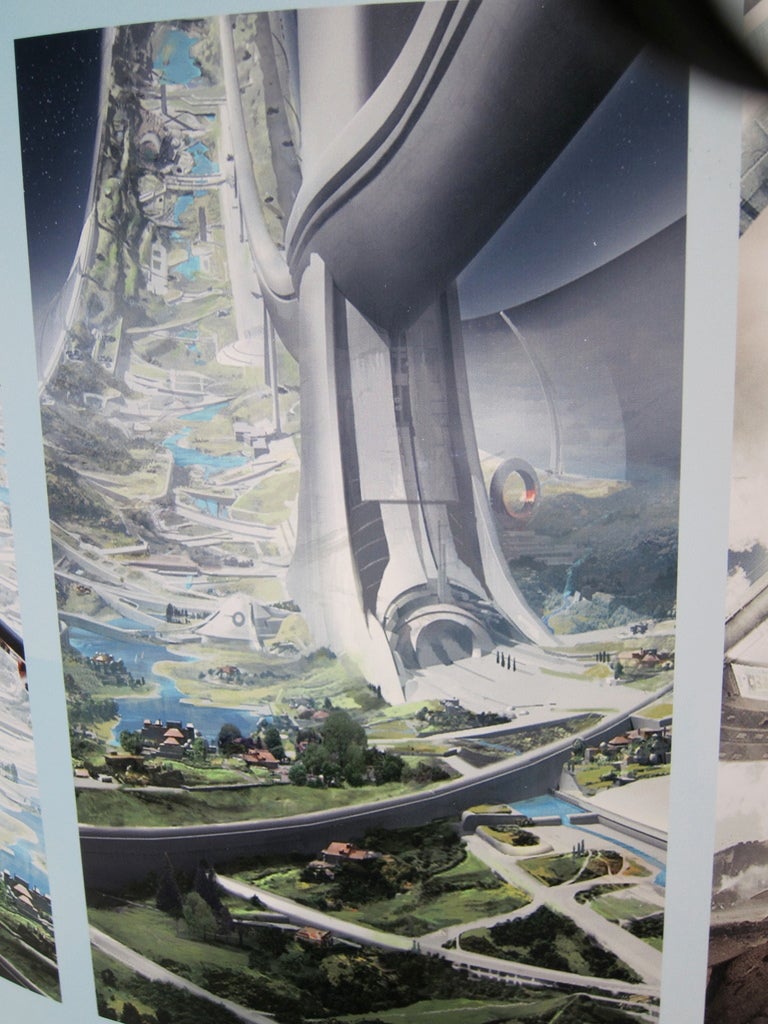 New Elysium concept art shows off Matt Damon's perfect space station