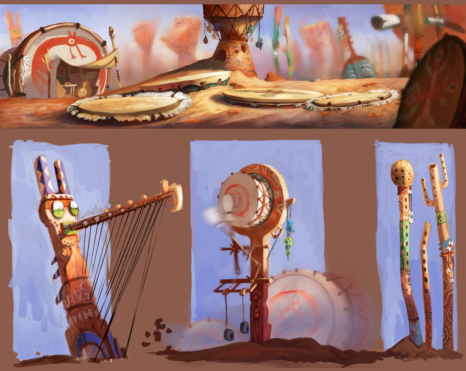 Drown Your Eyeballs in Rayman: Origins' Gorgeous Concept Art