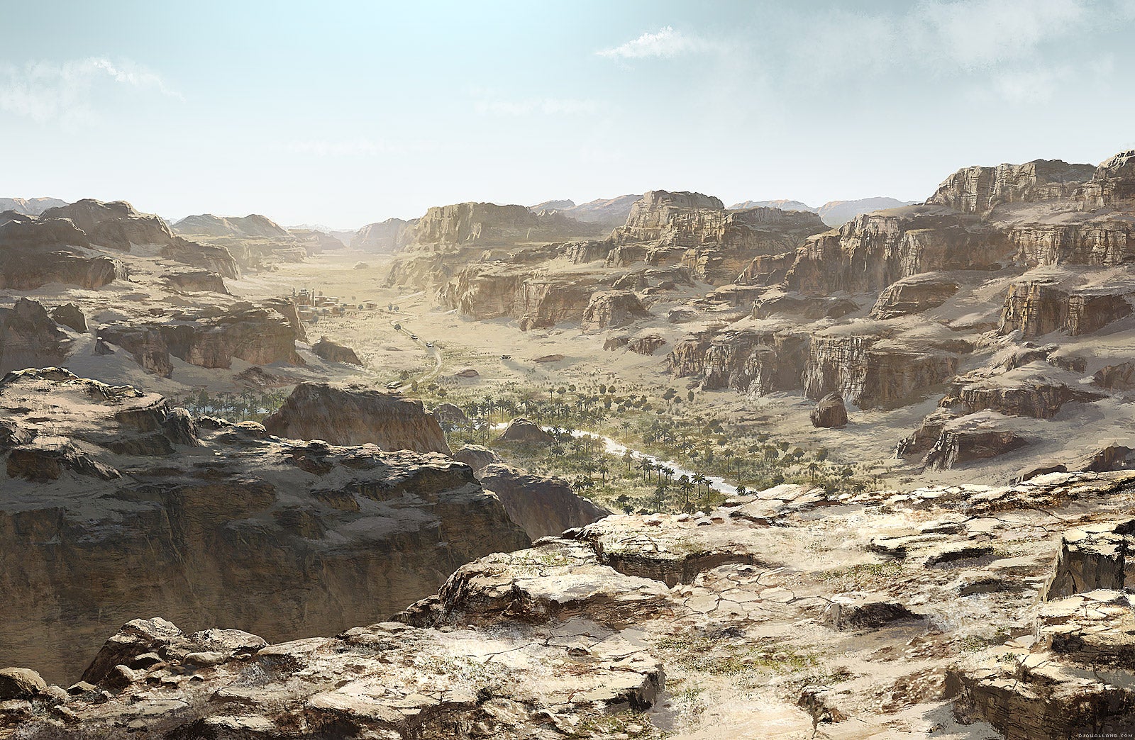 Nazi Explosions Meet Beautiful Landscape Paintings in This Video Game Concept Art