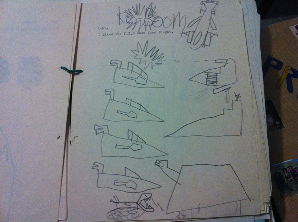 A Child's Sketchbook From the 1980s, Preserved For the 21st Century