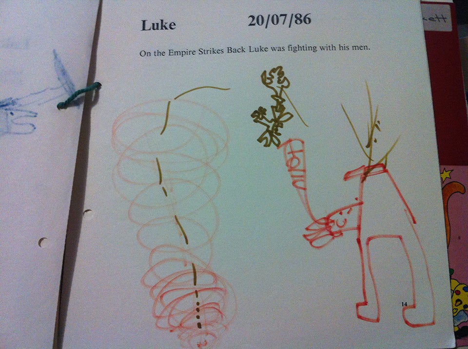 A Child's Sketchbook From the 1980s, Preserved For the 21st Century