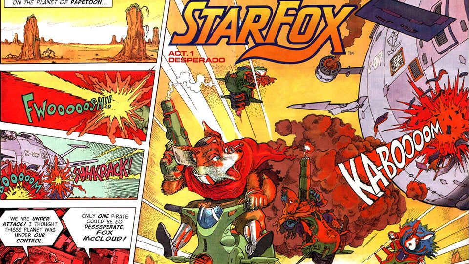 Let's All Read This Terrific 1992 Star Fox Comic