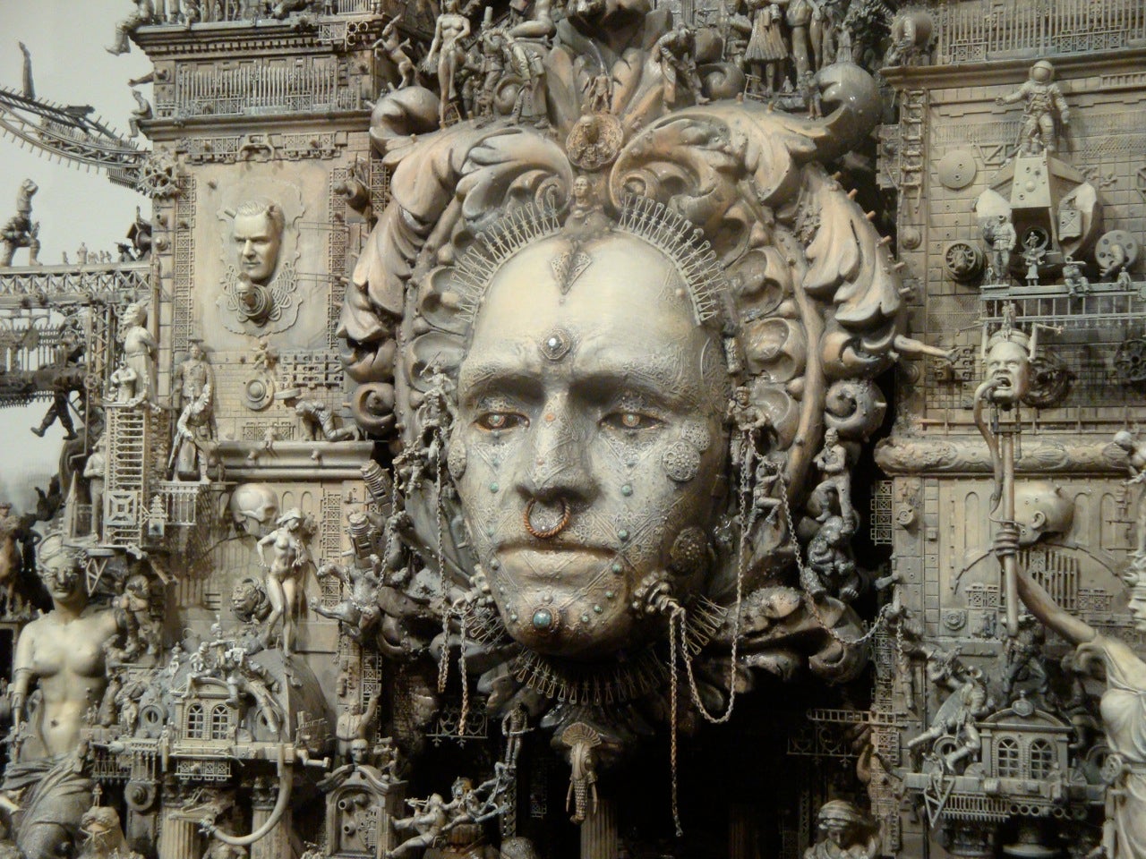 Kris Kuksi's Beautiful Art is Made From the Bones of Dead Model Kits
