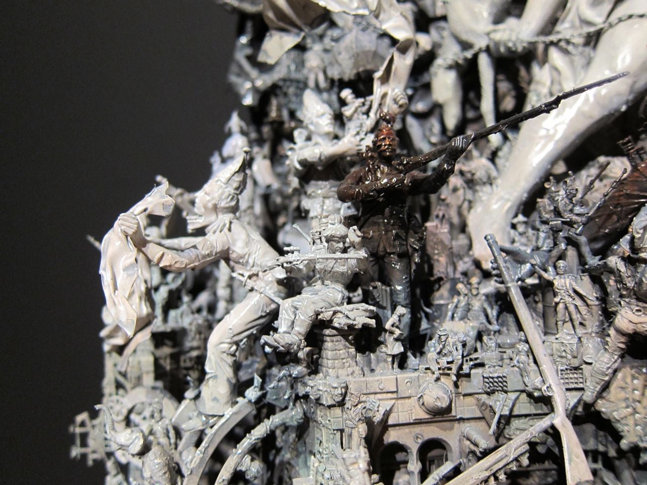 Kris Kuksi's Beautiful Art is Made From the Bones of Dead Model Kits