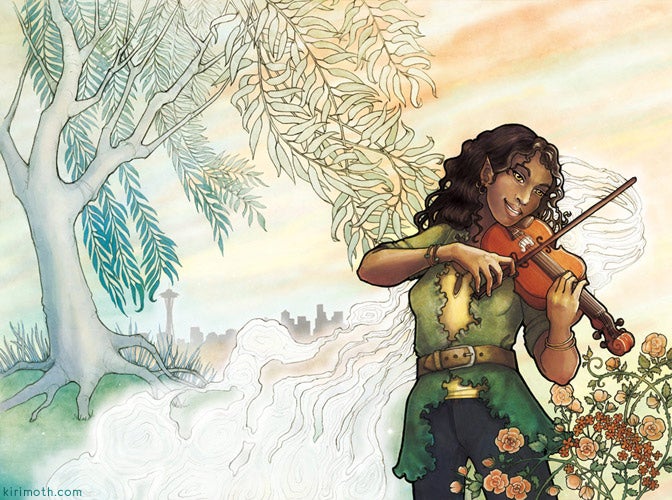 Get some original fantasy art from the great Kiri Moth!