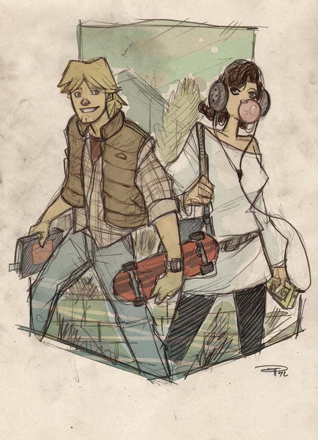 Star Wars Looks Rad as a 1980s Teen Movie