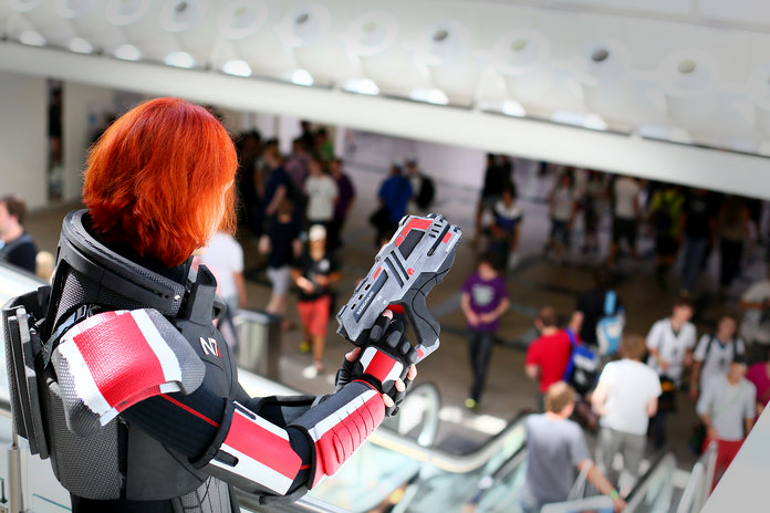 Commander Shepard Will Shoot the Next Cosplayer She Sees