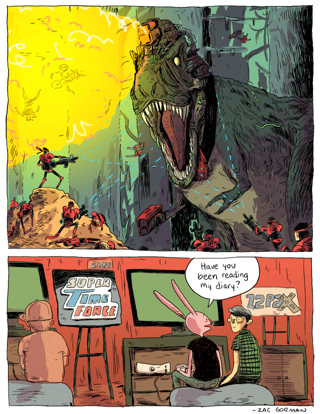 Time Travel, Lasers and Dinosaurs Add Up to the Video Game of One Man’s Dreams