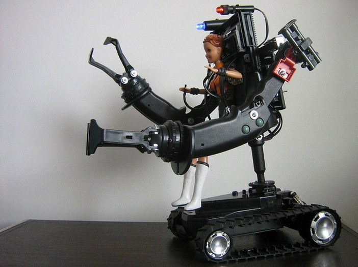 Power Loader Barbie wants you to "Get away from Skipper, you b*tch!"