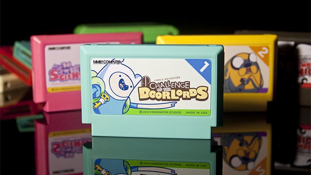 Adventure Time? 1980s Video Game Cartridges? What is This Madness?