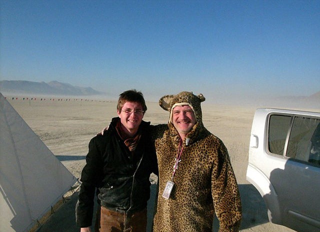Looks Like Amanda Knox's Italian Ex Raffaele Sollecito Had a Good Time at Burning Man