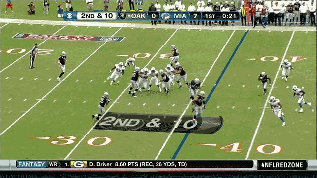 Miami 35, Oakland 13: The Game In Two GIFs