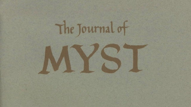 When I Was A Teenager, I Kept This Myst "Journal"