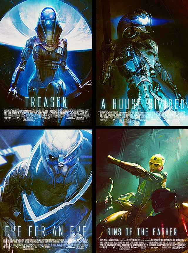 These Lovely Fan Made Posters Are For Mass Effect Movies I'd Actually Love To See