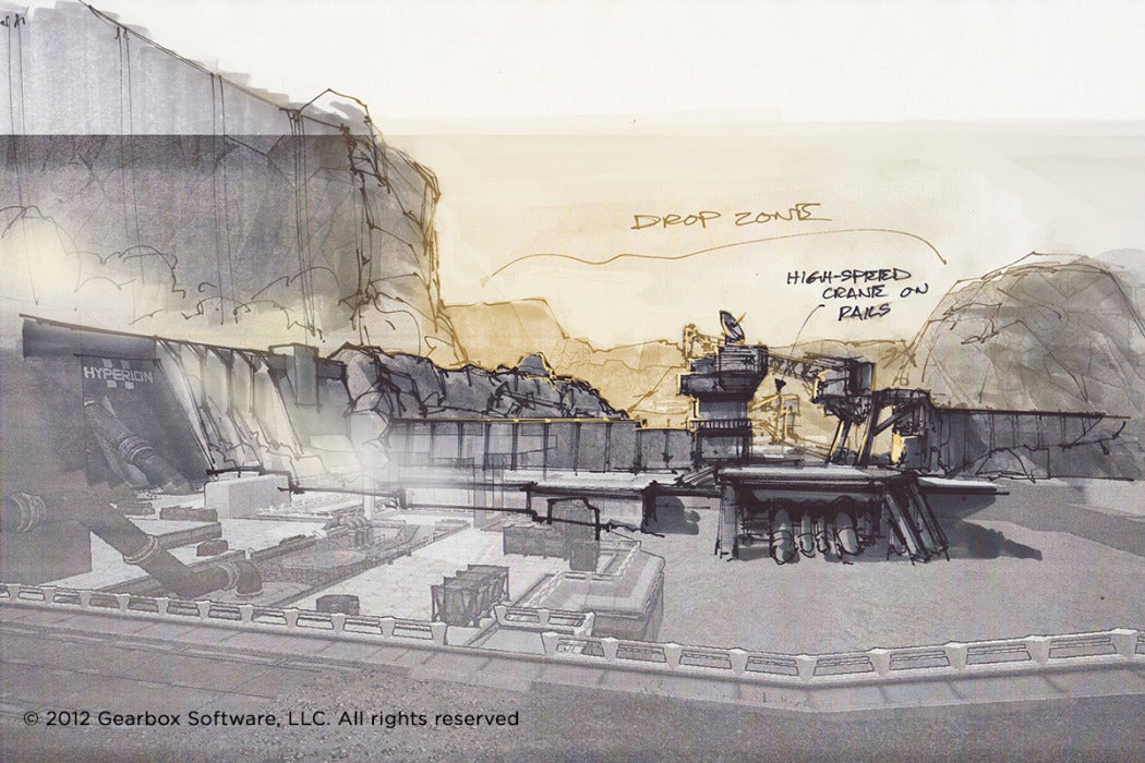 Some of The Concept Art Behind Borderlands 2