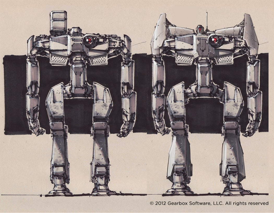 Some of The Concept Art Behind Borderlands 2
