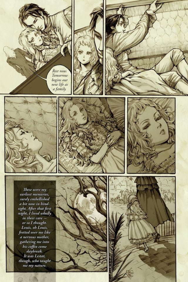 First Glimpse of the Graphic Novel that Retells Interview With a Vampire from Claudia's POV