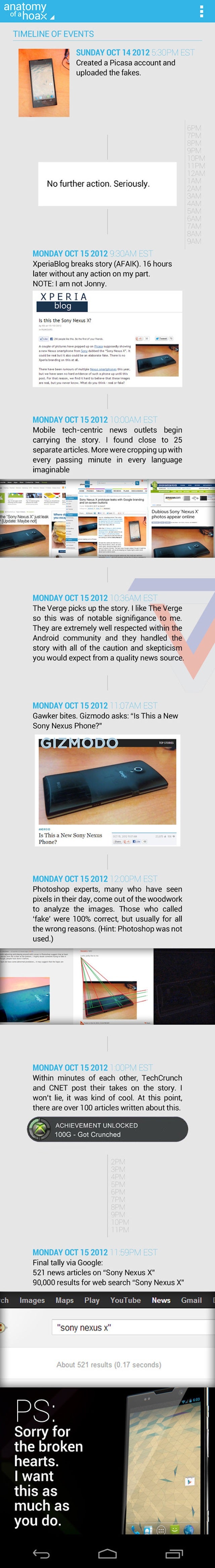 How I Fooled the Internet into Thinking This Fake Sony Nexus Phone Was Real